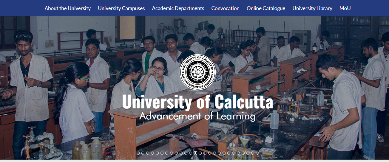 Calcutta University Admission, Courses, Fees, Ranking and Contact Details.