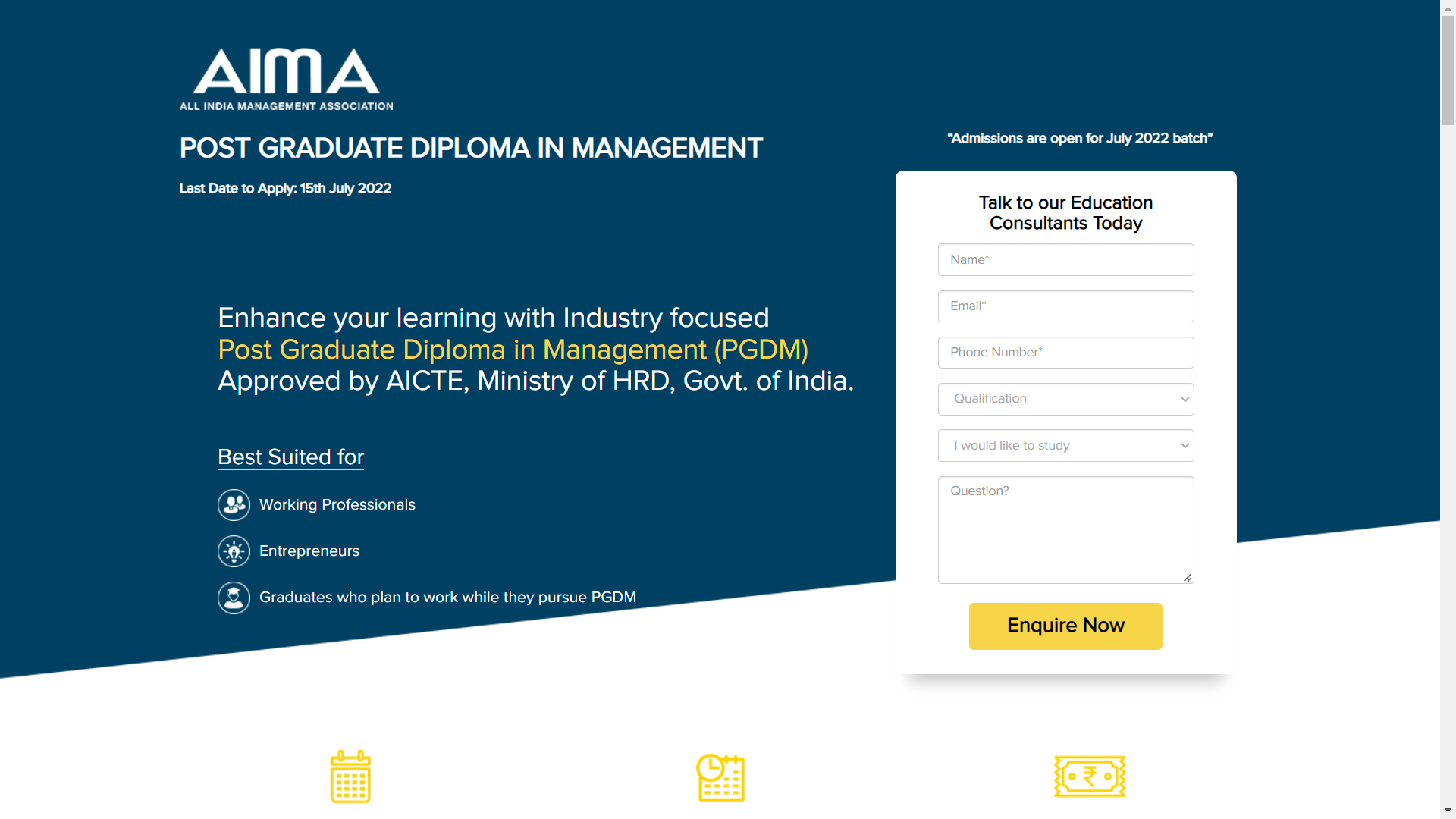 AIMA MAT 2022 Registration, Eligibility, Last Date and Application Fee